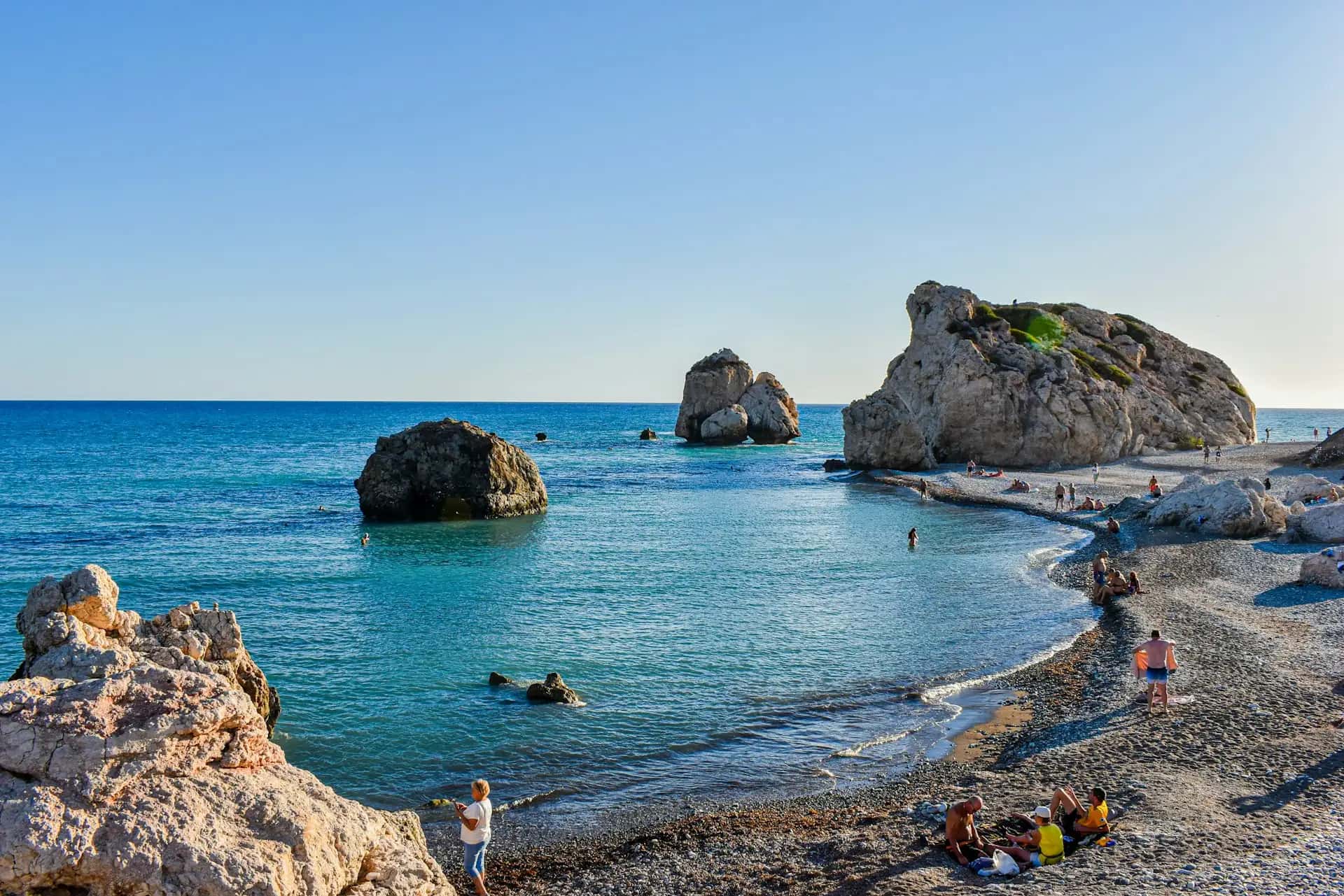 Skała Afrodyty (Petra tou Romiou) - popularna atrakcja turystyczna w Cypr