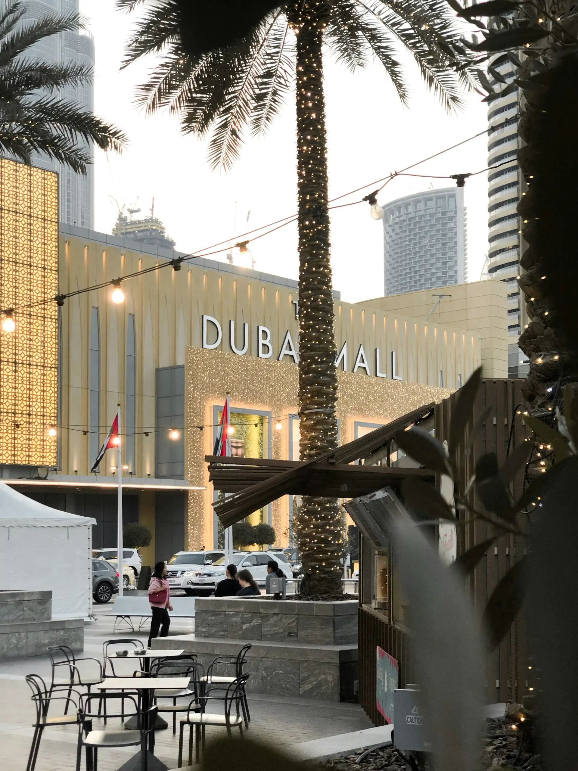 Dubai Mall i Fontanny