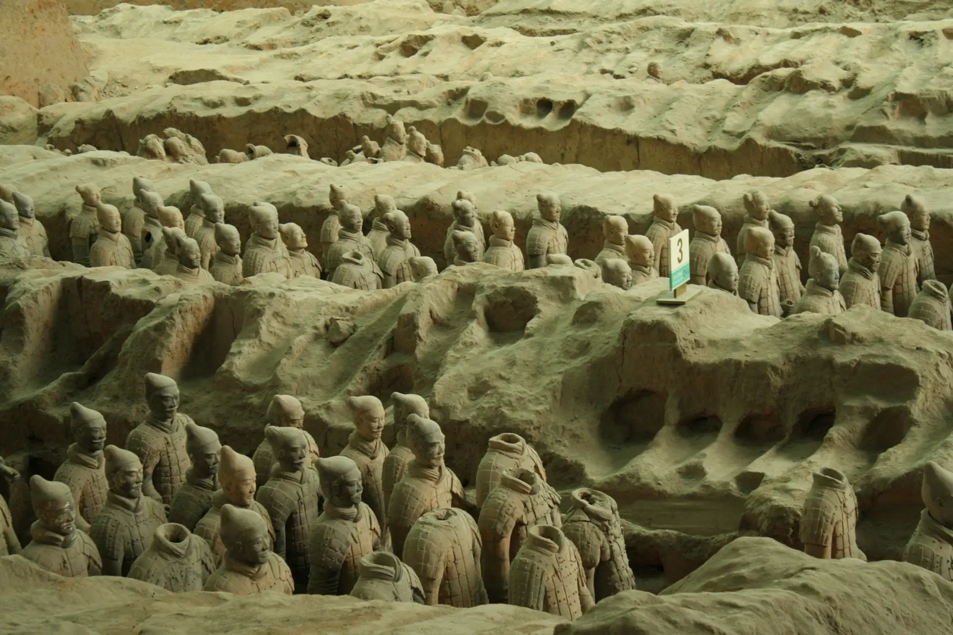 Terakotowa Armia (Xi'an) - popularna atrakcja turystyczna w Chiny