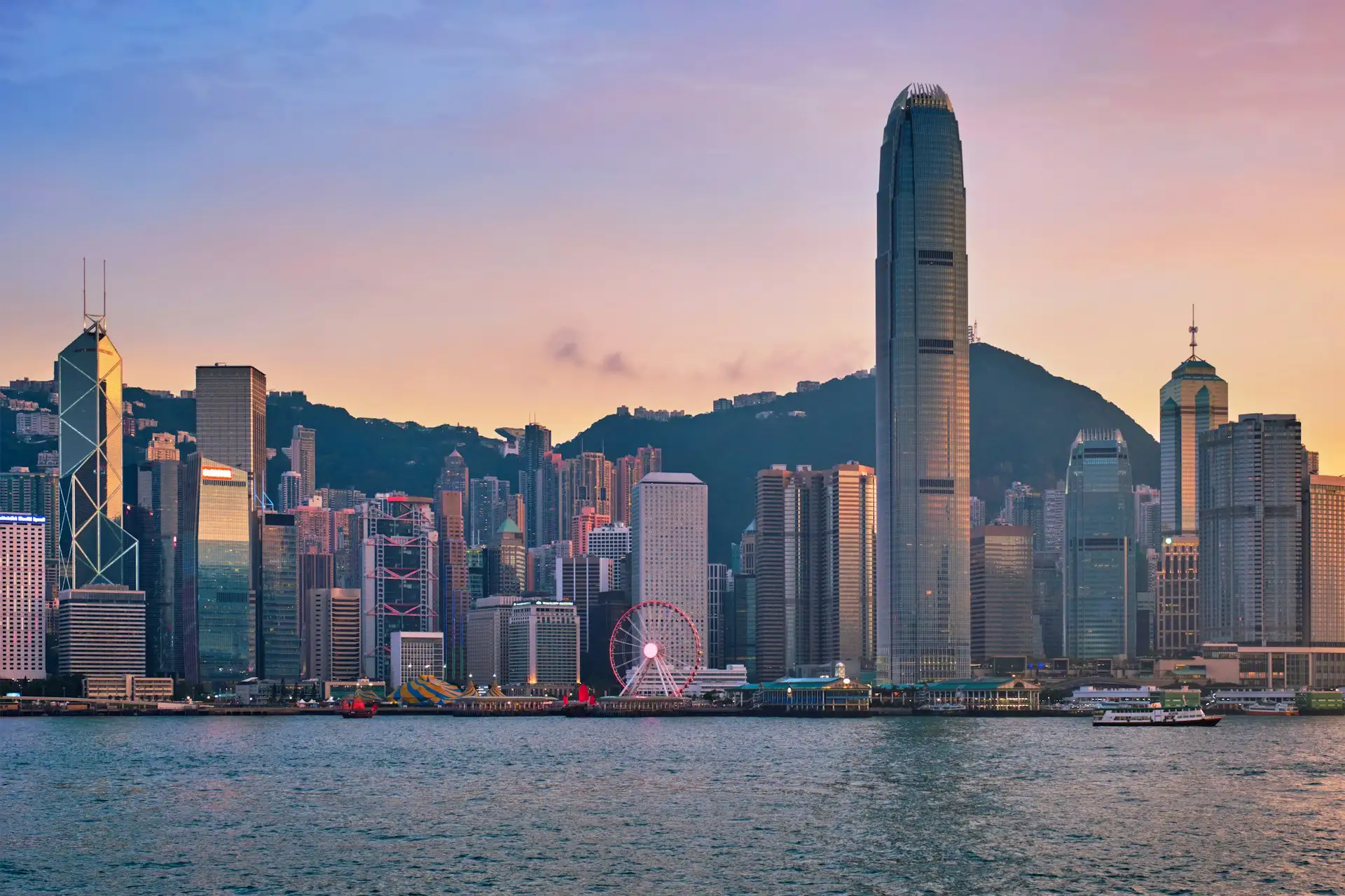 Star Ferry i Promenada Tsim Sha Tsui