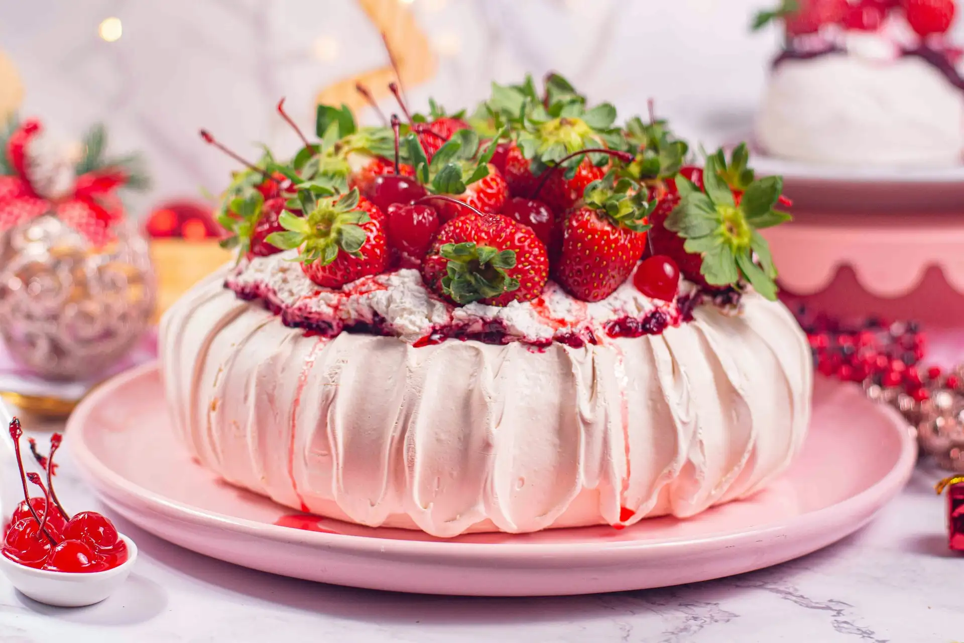 Potrawa Pavlova - tradycyjna kuchnia Australia
